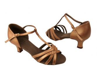 dansschoenen bruin leder  